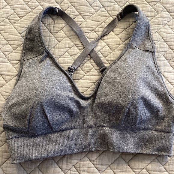 PUMA Women's Charcoal Sports Bra Sz M - Picture 5 of 5